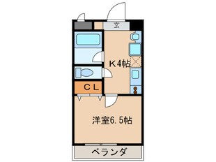 スカイコ－ト天塚の物件間取画像